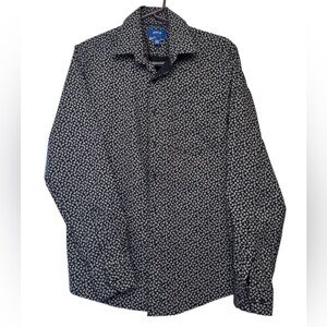 Apt. 9 Premier Flex Slim-Fit Wrinkle Resistant Men’s Dress Shirt (Navy Paisley)